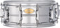 Pearl Primal Snare Collective 14"x5.5" Steel Snare Drum with Beaded 1mm Shell, Polished Chrome Finish, 2.3mm Triple-Flanged Hoops, Dual Tension lugs, and deluxe strainer.
