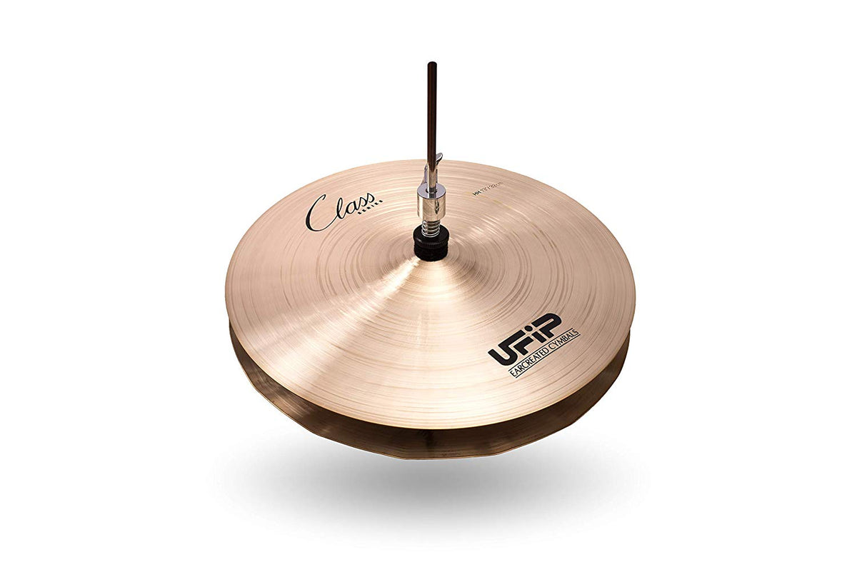 Ufip CS-13WHH Class Series 13 Inch Wave Hi Hat Cymbals l B20 Bronze Alloy l Hand-Crafted in Italy Since 1931 utilizing our Exclusive Rotocasting Process