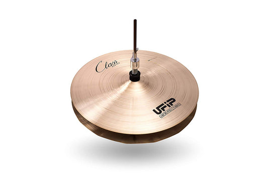 Ufip CS-13WHH Class Series 13 Inch Wave Hi Hat Cymbals l B20 Bronze Alloy l Hand-Crafted in Italy Since 1931 utilizing our Exclusive Rotocasting Process