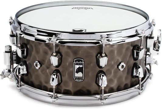 Mapex Black Panther Persuader 14 Inch x 6.5 Inch Snare Drum l 1.2mm Hammered Brass Shell l Model BPNBR465HCN