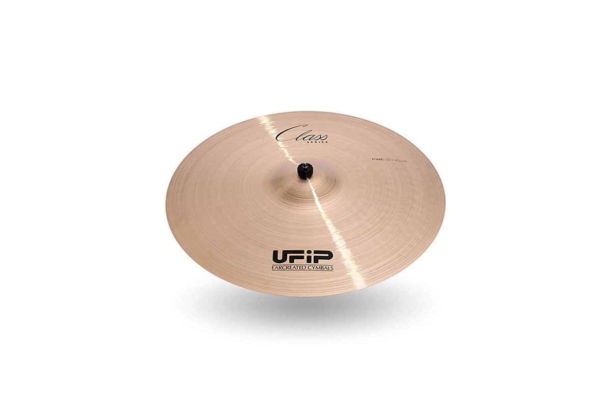 Ufip CS-18M Class Series 18 Inch Medium Crash Cymbal l B20 Bronze Alloy l Hand-Crafted in Italy Since 1931 utilizing our Exclusive Rotocasting Process