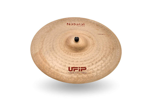 Ufip NS-20CR Natural Series 20 Inch Crash Ride Cymbal l B20 Bronze Alloy l Hand-Crafted in Italy Since 1931 utilizing our Exclusive Rotocasting Process l Designed for Jazz, R&B, Fusion & Blues