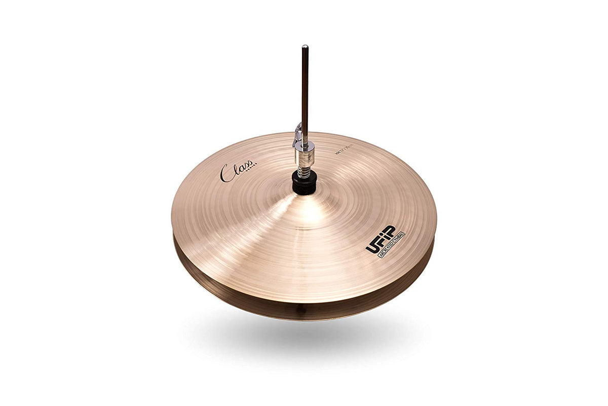 Ufip CS-12MHH Class Series 12 Inch Medium Hi Hat Cymbals l B20 Bronze Alloy l Hand-Crafted in Italy Since 1931 utilizing our Exclusive Rotocasting Process