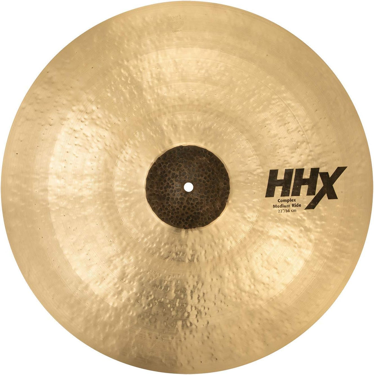 Sabian HHX 22 Inch Complex Medium Ride Cymbal l B20 Bronze Alloy l 80% Copper - 20% Tin l Made in Canada l Model 12212XCN