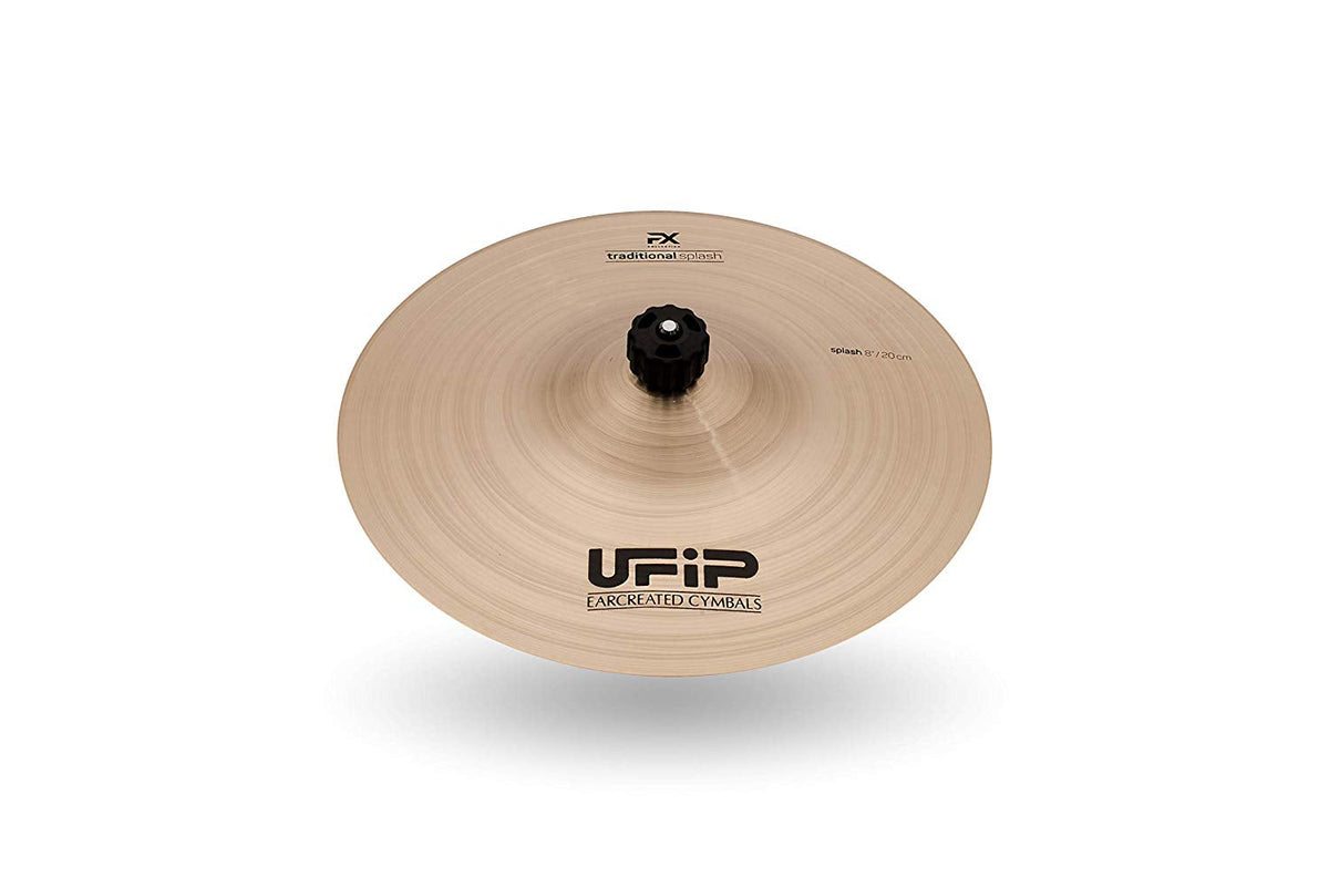 Ufip FX-08TSL FX Series 8 Inch Light Traditional Splash Cymbal l B20 Bronze Alloy l Hand-Crafted in Italy Since 1931 utilizing our Exclusive Rotocasting Process
