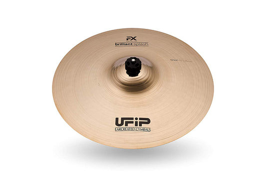 Ufip FX-10BS FX Series 10 Inch Brilliant Splash Cymbal l B20 Bronze Alloy l Hand-Crafted in Italy Since 1931 utilizing our Exclusive Rotocasting Process