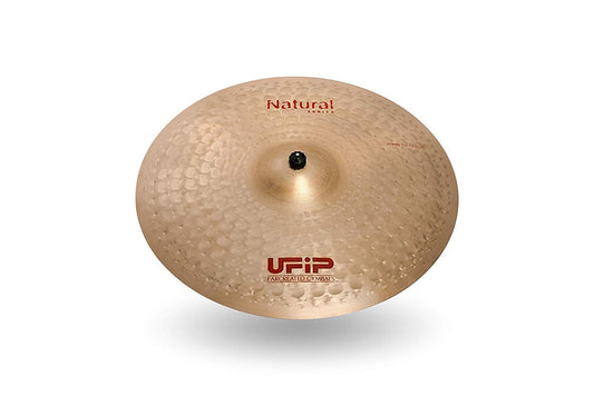 Ufip NS-19 Natural Series 19 Inch Crash Cymbal l B20 Bronze Alloy l Hand-Crafted in Italy Since 1931 utilizing our Exclusive Rotocasting Process l Designed for Jazz, R&B, Fusion, Blues & Country