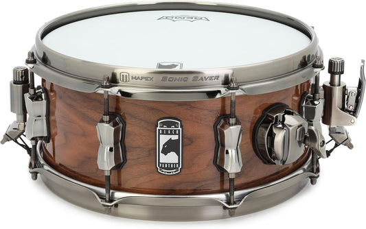 Mapex Black Panther Goblin 12 Inch x 5.5 Inch Snare Drum l High Gloss Natural Walnut Finish l Model BPNWN2550LXN