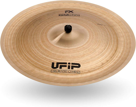 Ufip FX-18SCH FX Series 18 Inch Swish China Cymbal l B20 Alloy Bronze l Hand-Crafted in Italy Since 1931 utilizing our Exclusive Rotocasting Process