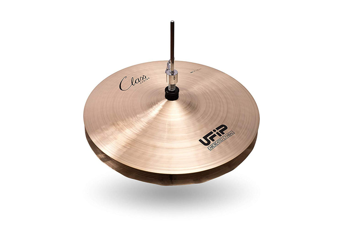 Ufip CS-14WHH Class Series 14 Inch Wave Hi Hat Cymbals l B20 Bronze Alloy l Hand-Crafted in Italy Since 1931 utilizing our Exclusive Rotocasting Process