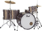Pearl Roadshow Drum Set 5-Piece Complete Kit with Cymbals and Stands, Bronze Metallic (RS525WFC/C707)