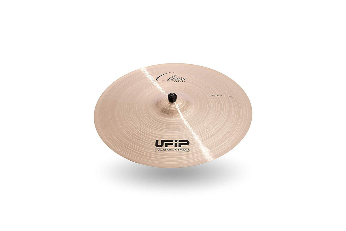 Ufip CS-18FC Class Series 18 Inch Fast Crash Cymbal l B20 Bronze Alloy l Hand-Crafted in Italy Since 1931 utilizing our Exclusive Rotocasting Process