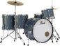 Pearl Roadshow Drum Set with Hardware and Cymbals, Aqua Blue Glitter, Rock (RS525WFC/C703)