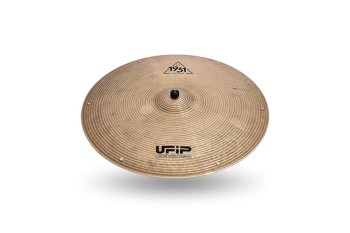 Ufip EST-21RSZ Est. 1931 Series 21 Inch Sizzle Ride Cymbal l B20 Bronze Alloy l Hand-Crafted in Italy Since 1931 utilizing our Exclusive Rotocasting Process l Designed for Jazz, Big Band, Funk & Pop