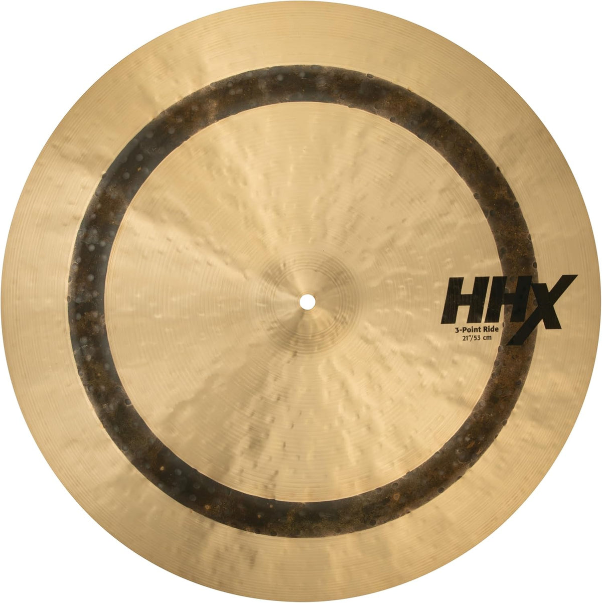 Sabian HHX 21 Inch 3-Point Ride Cymbal l B20 Bronze Alloy l 80% Copper - 20% Tin l Made in Canada l Model 12118XNJD