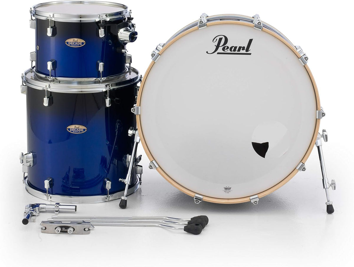 Pearl Decade Maple DMP943XP/C 3-piece Shell Pack - Gloss Kobalt Fade Lacquer