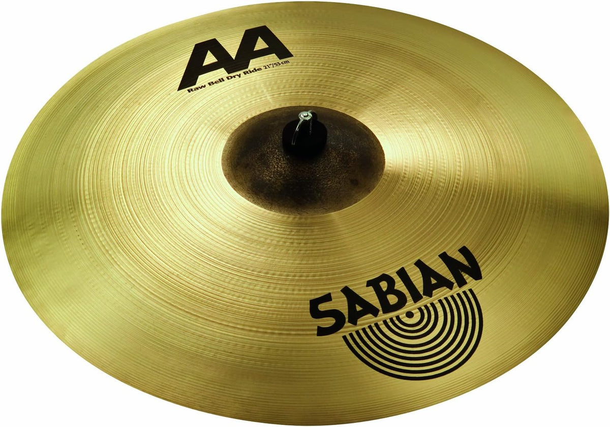 Sabian AA 21 Inch Raw Bell Dry Ride Cymbal l B20 Bronze Alloy l 80% Copper - 20% Tin l Made in Canada l Model 22172