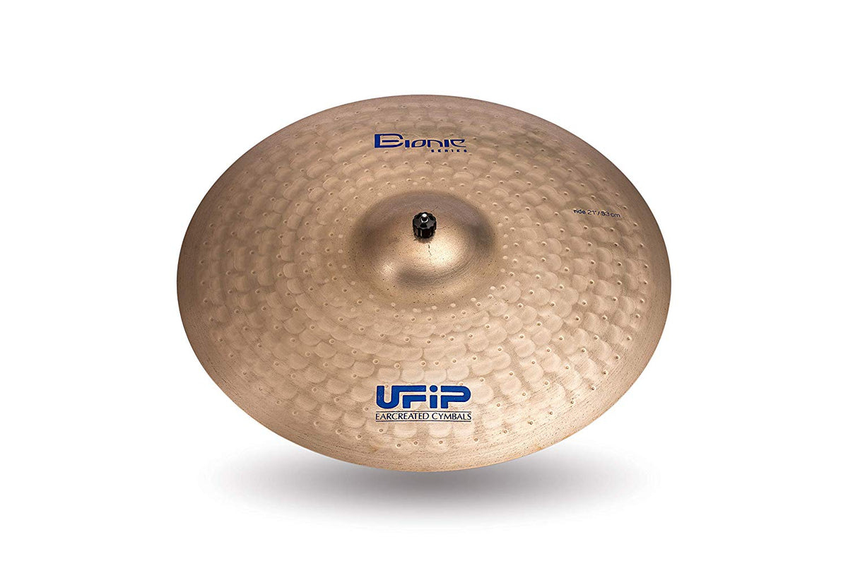 Ufip BI-21HR Bionic Series 21 Inch Heavy Ride Cymbal l B20 Bronze Alloy l Hand-Crafted in Italy Since 1931 utilizing our Exclusive Rotocasting Process