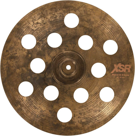 Sabian XSR 16 Inch Monarch O-Zone Crash Cymbal l B20 Bronze Alloy l 80% Copper - 20% Tin l Made in Canada l Model XSR1680M-OZ