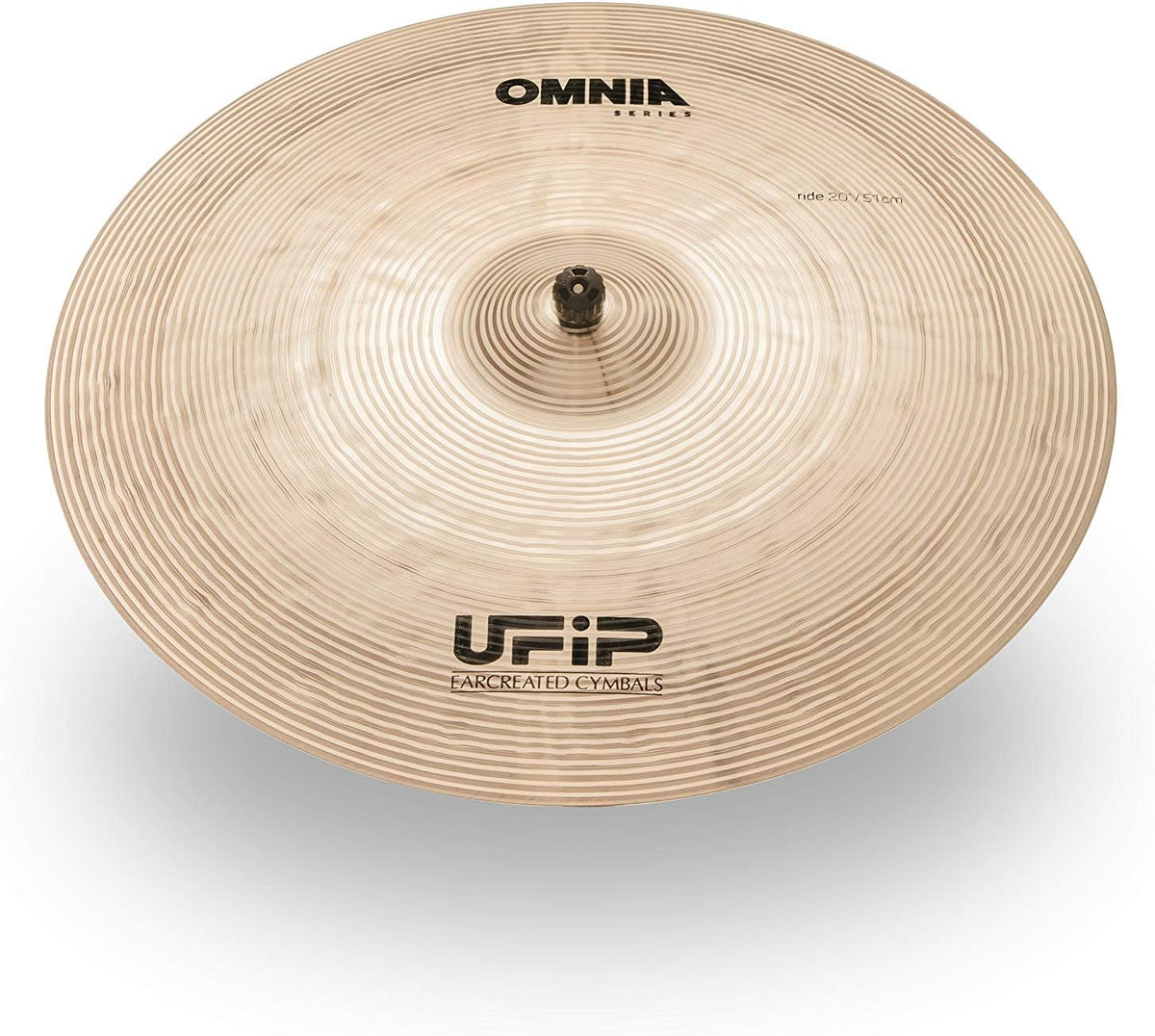 Ufip OM-20R Omnia Series 20 Inch Ride Cymbal l B20 Bronze Alloy l Hand-Crafted in Italy Since 1931 utilizing our Exclusive Rotocasting Process l Designed for Pop, Rock, Fusion & Rhythm & Blues