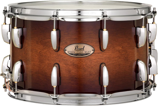 Pearl Session Studio Select 14"x8" Snare Drum - Gloss Barnwood Brown (STS1480S/C314)
