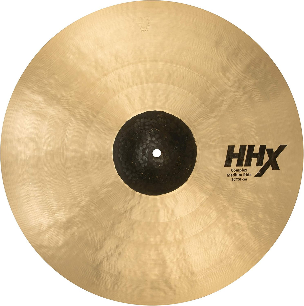 Sabian HHX 20 Inch Complex Medium Ride Cymbal l B20 Bronze Alloy l 80% Copper - 20% Tin l Made in Canada l Model 12012XCN