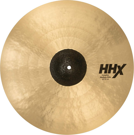Sabian HHX 20 Inch Complex Medium Ride Cymbal l B20 Bronze Alloy l 80% Copper - 20% Tin l Made in Canada l Model 12012XCN