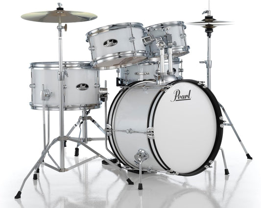 Pearl Roadshow Jr. 5 Piece Drum Set with Hardware and Cymbals (RSJ465C/C33)*