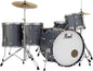 Pearl Roadshow Drum Set 5-Piece Complete Kit with Cymbals and Stands, Charcoal Metallic (RS525WFC/C706)