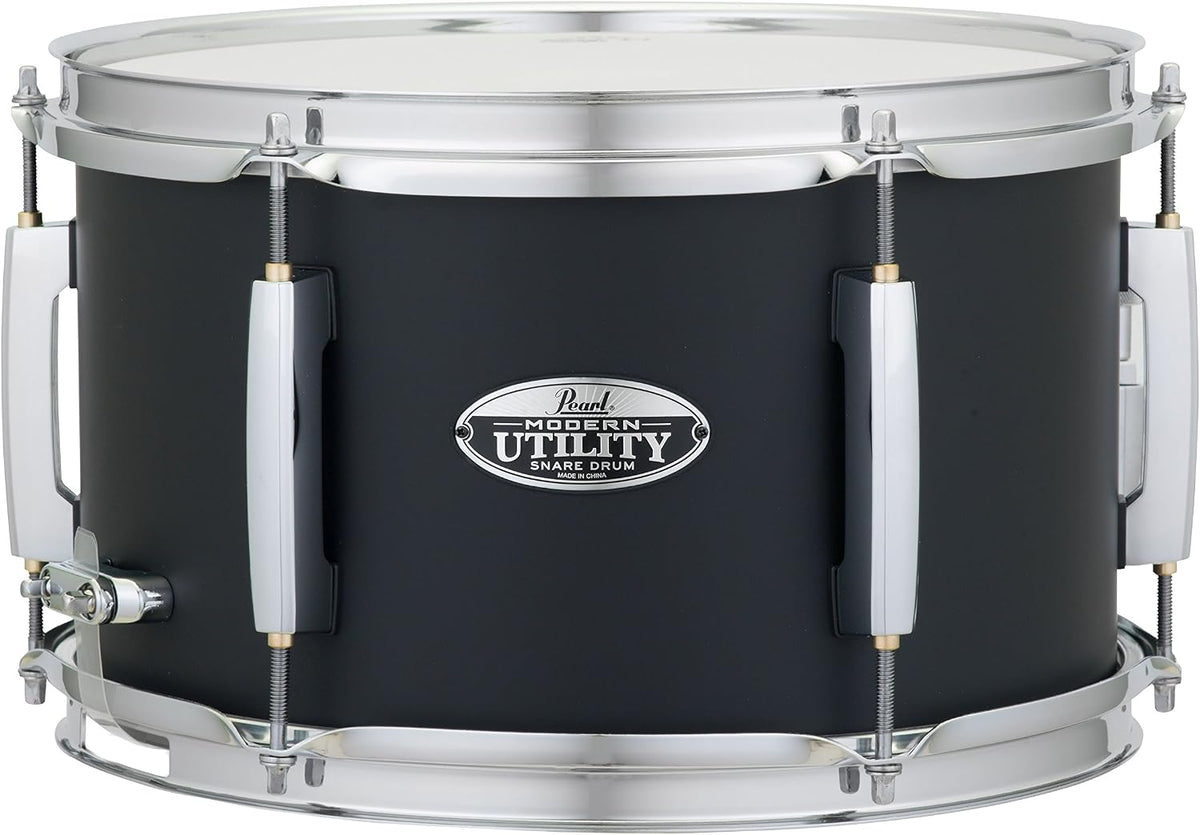 Pearl MUS1270M227 Modern Utility 12"x7" Maple Snare Drum, Satin Black