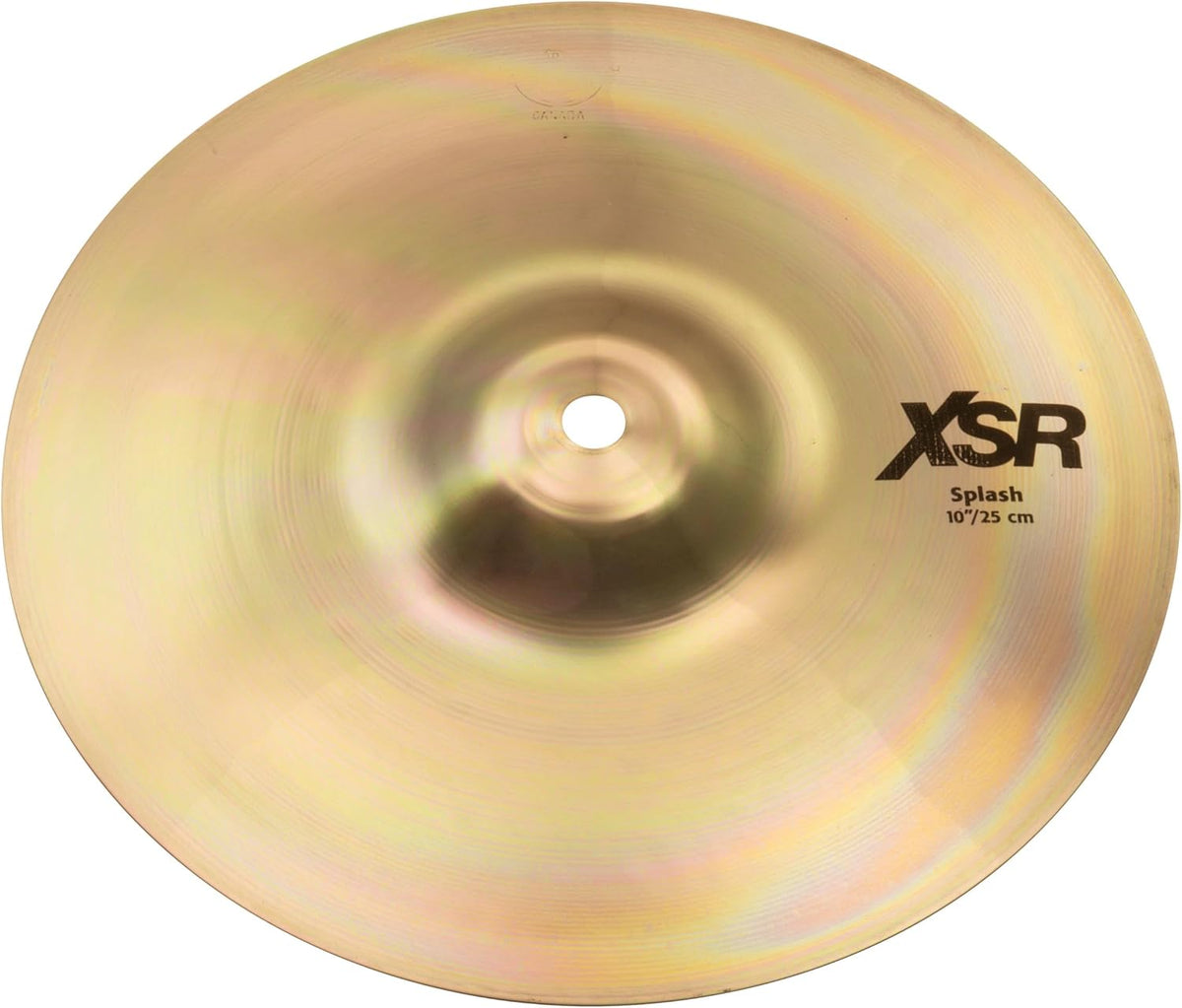 Sabian XSR 10 Inch Splash Cymbal l Brilliant Finish l B20 Bronze Alloy l 80% Copper - 20% Tin l Made in Canada l Model XSR1005B