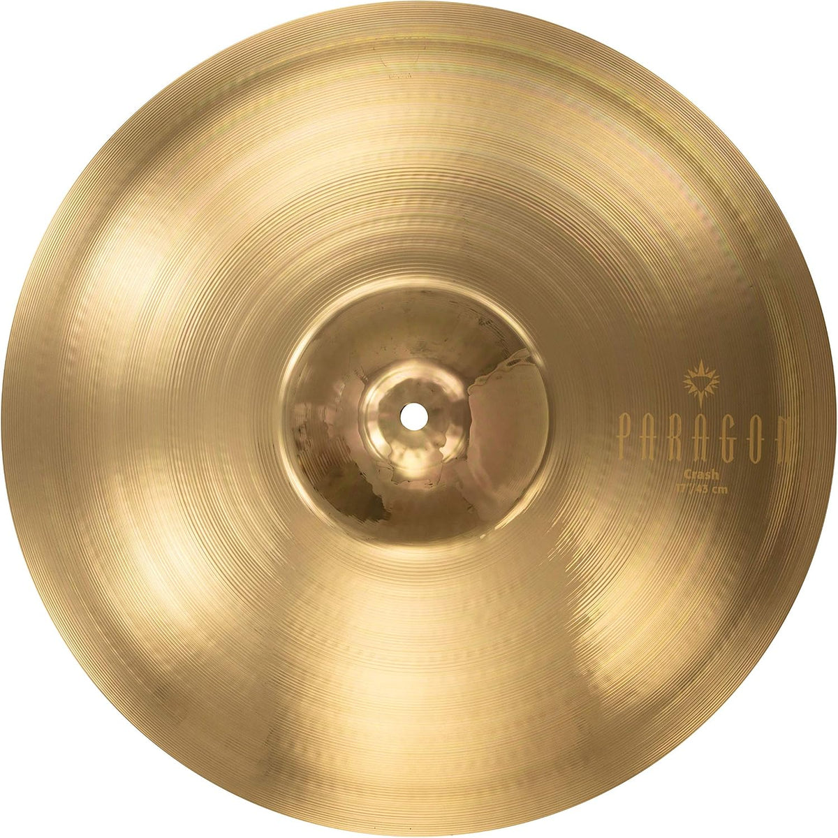 Sabian Paragon 17 Inch Crash Cymbal l Brilliant Finish l B20 Bronze Alloy l 80% Copper - 20% Tin l Made in Canada l Model NP1708B