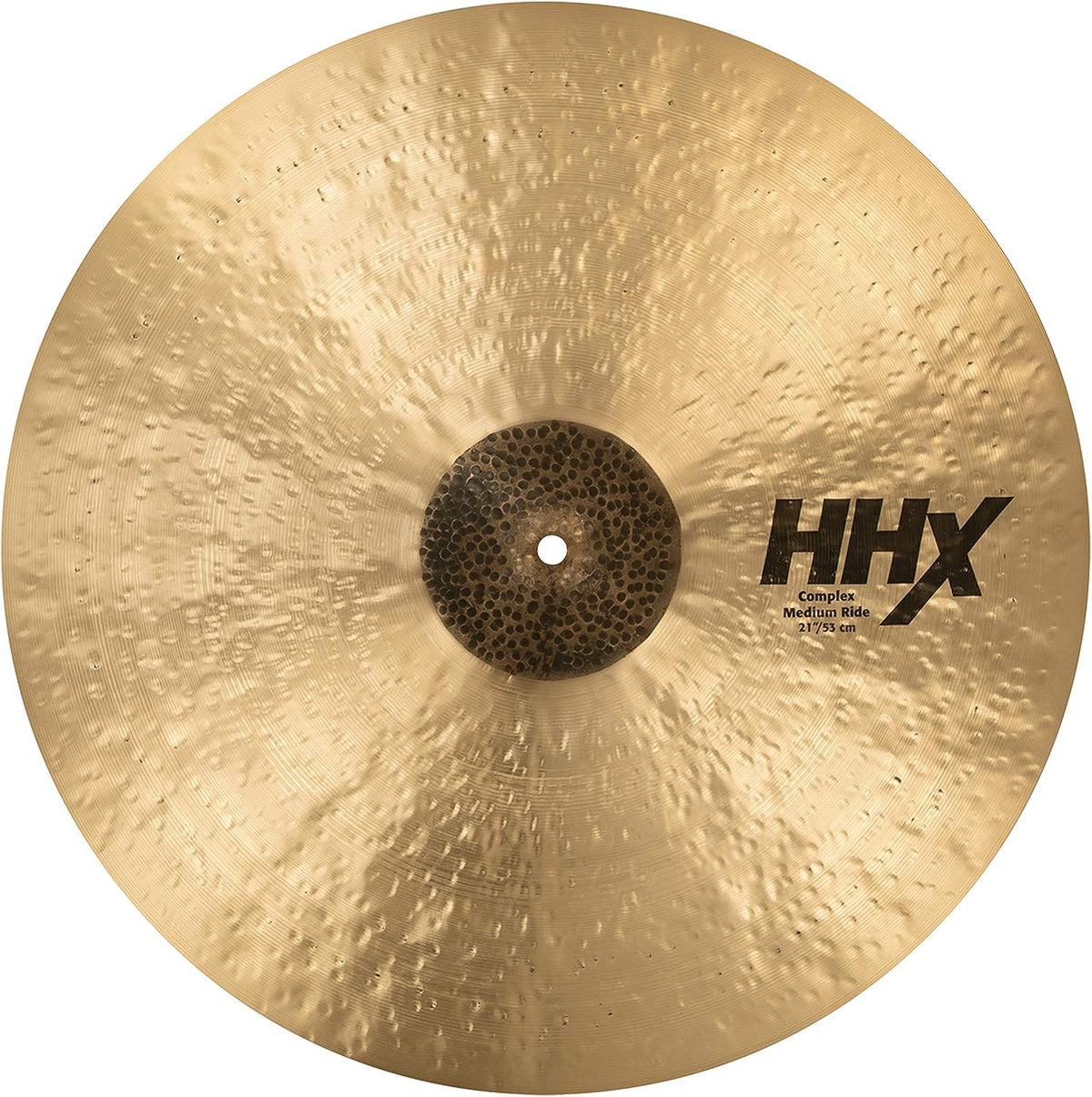 Sabian HHX 21 Inch Complex Medium Ride Cymbal l B20 Bronze Alloy l 80% Copper - 20% Tin l Made in Canada l Model 12112XCN