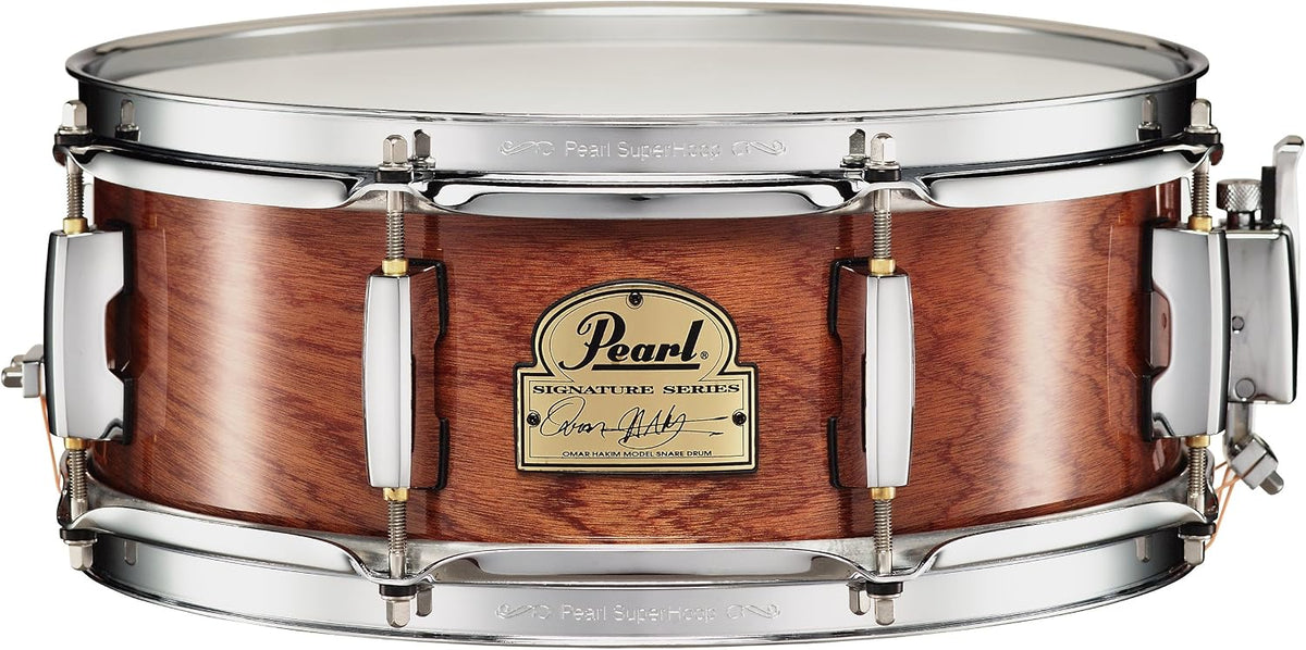 Pearl Omar Hakim 13 Inch x 5 Inch Mahogany Signature Snare Drum - Model OH1350