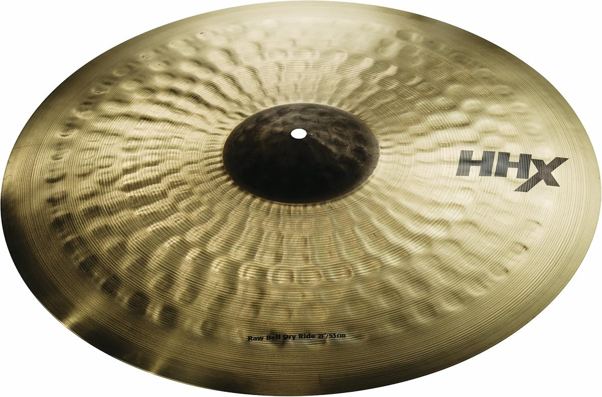 Sabian HHX 21 Inch Raw Bell Dry Ride Cymbal l B20 Bronze Alloy l 80% Copper - 20% Tin l Made in Canada l Model 12172XN