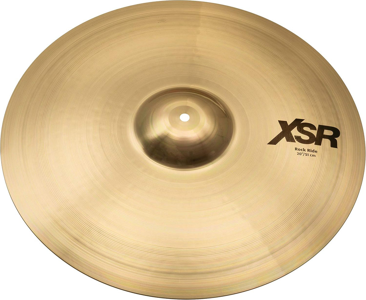 Sabian XSR 20 Inch Rock Ride Cymbal l Brilliant Finish l B20 Bronze Alloy l 80% Copper - 20% Tin l Made in Canada l Model XSR2014B